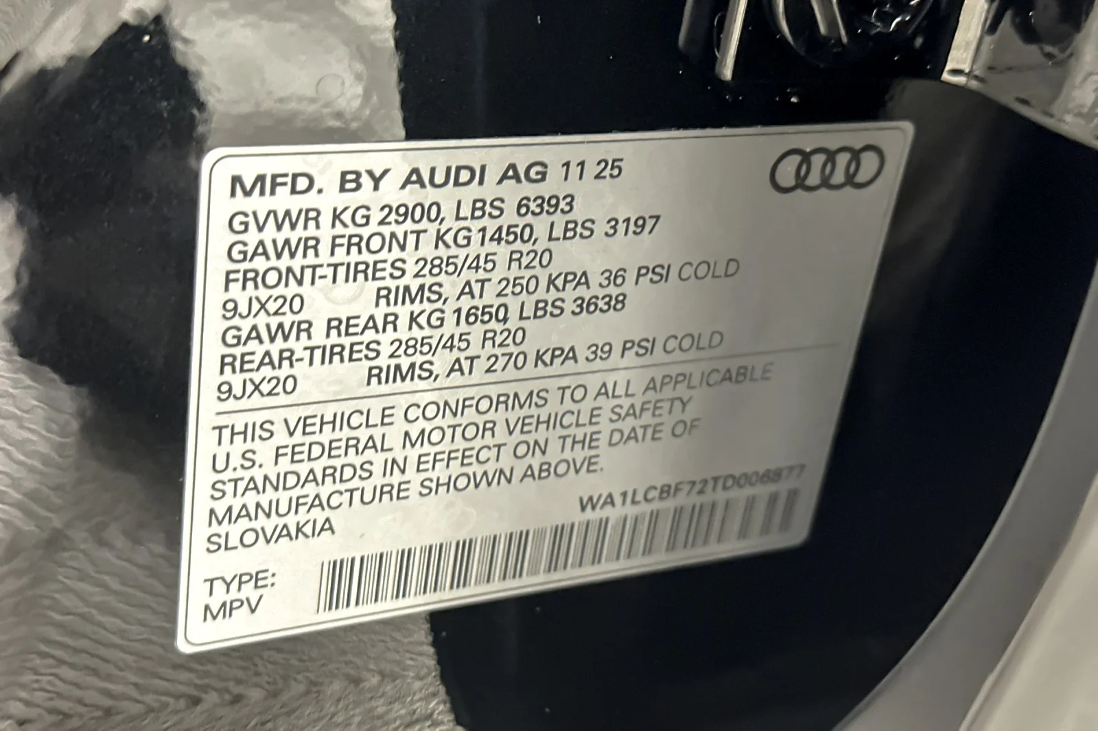New 2026 Mythos Black Metallic Audi Premium Plus 45 quattro image 25