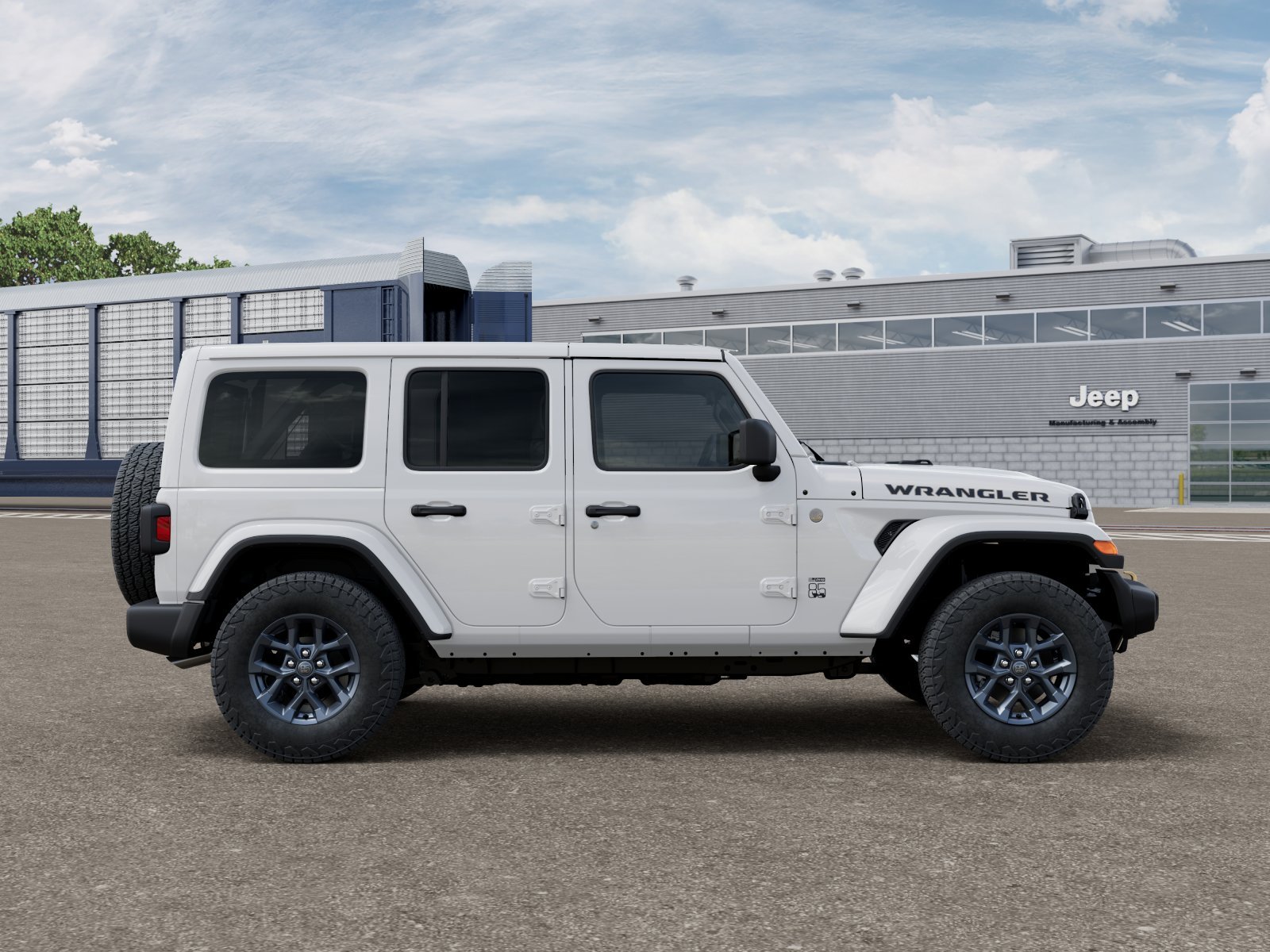 New 2026 Bright White Clear-Coat Exterior Paint Jeep 85th Anniversary Edition image 44