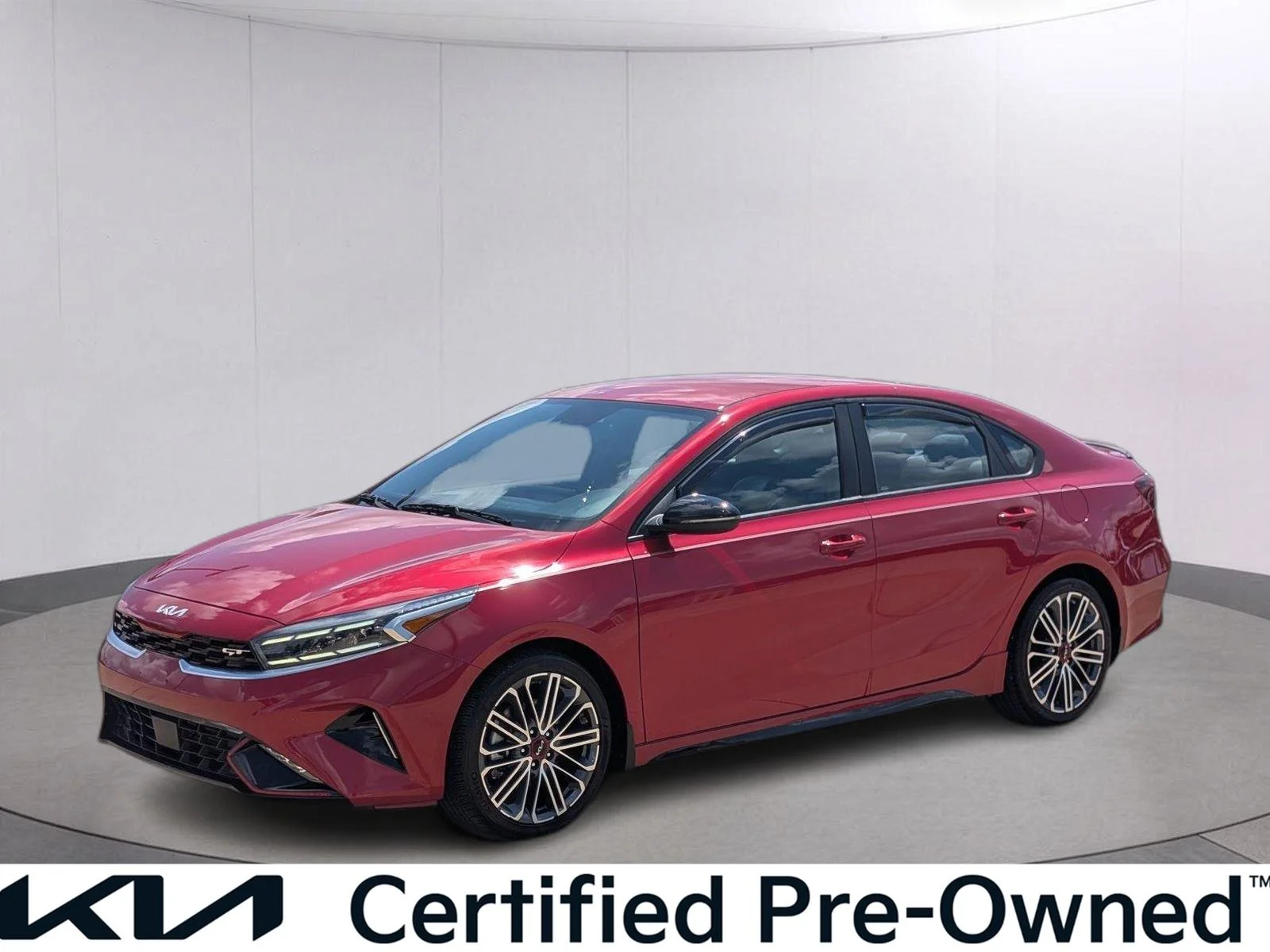 Used 2022 Currant Red Kia GT image 1