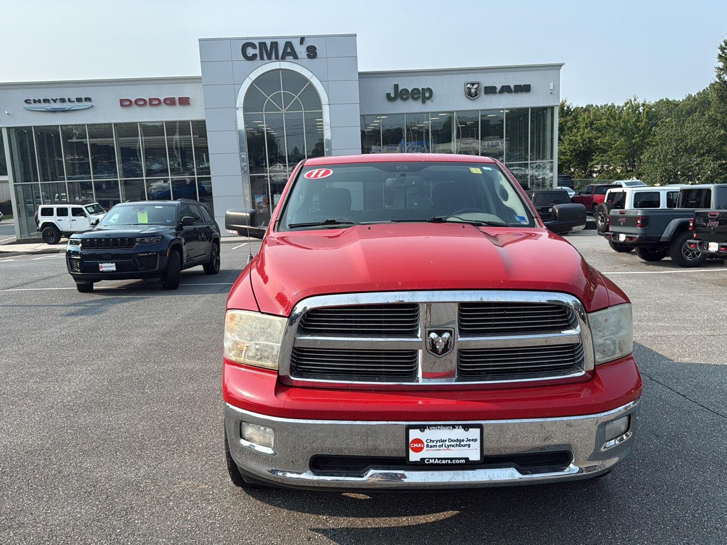 Used 2011 Flame Red Ram Big Horn image 8