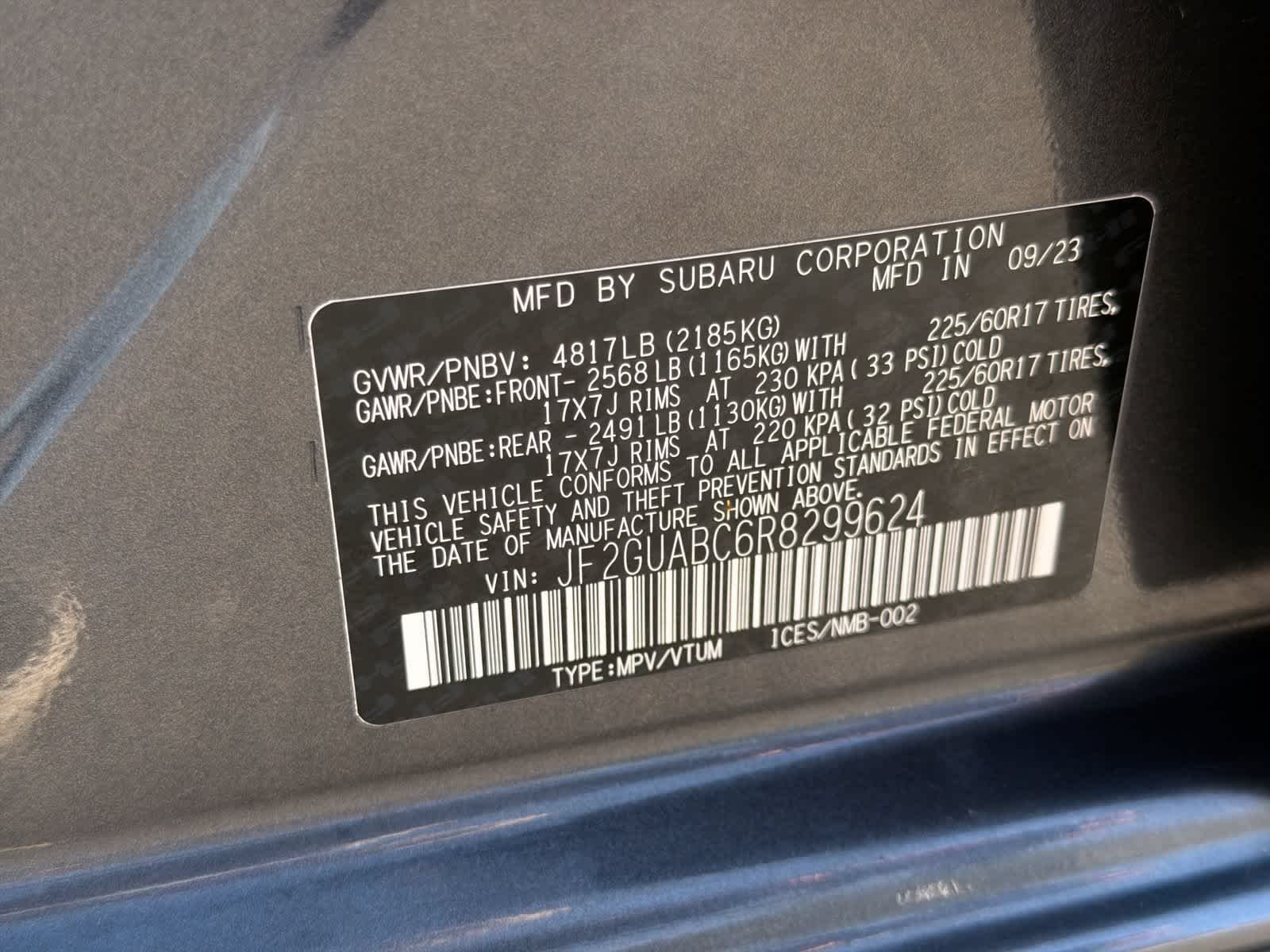 Certified Used 2024 Magnetite Gray Metallic Subaru BASE image 36