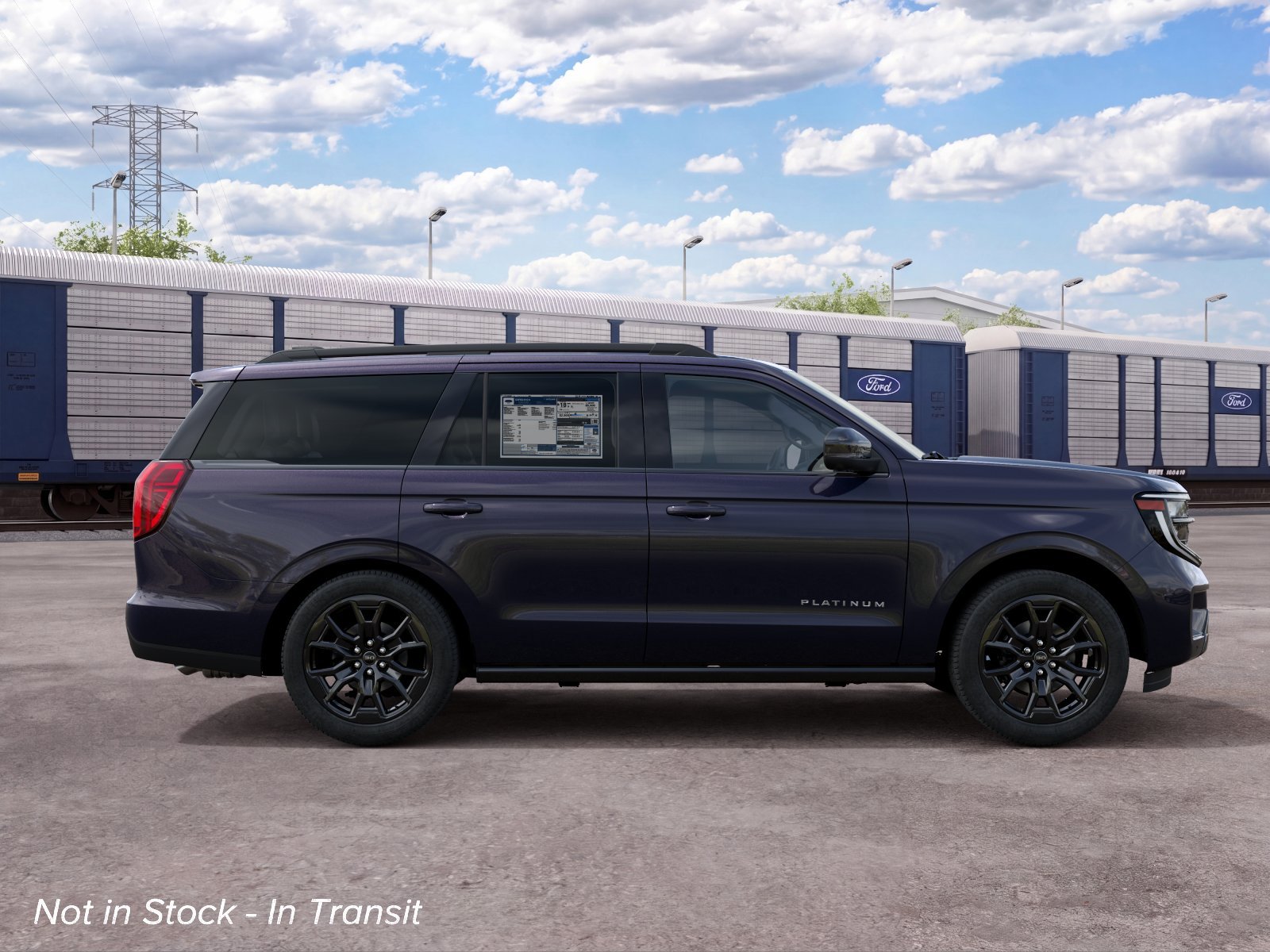 New 2027 Blue Ember Metallic Ford Platinum image 5