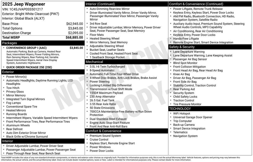 Certified Used 2025 White Jeep 4x4 image 5