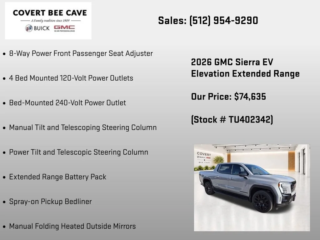 2026 GMC Sierra EV Elevation - Photo 38