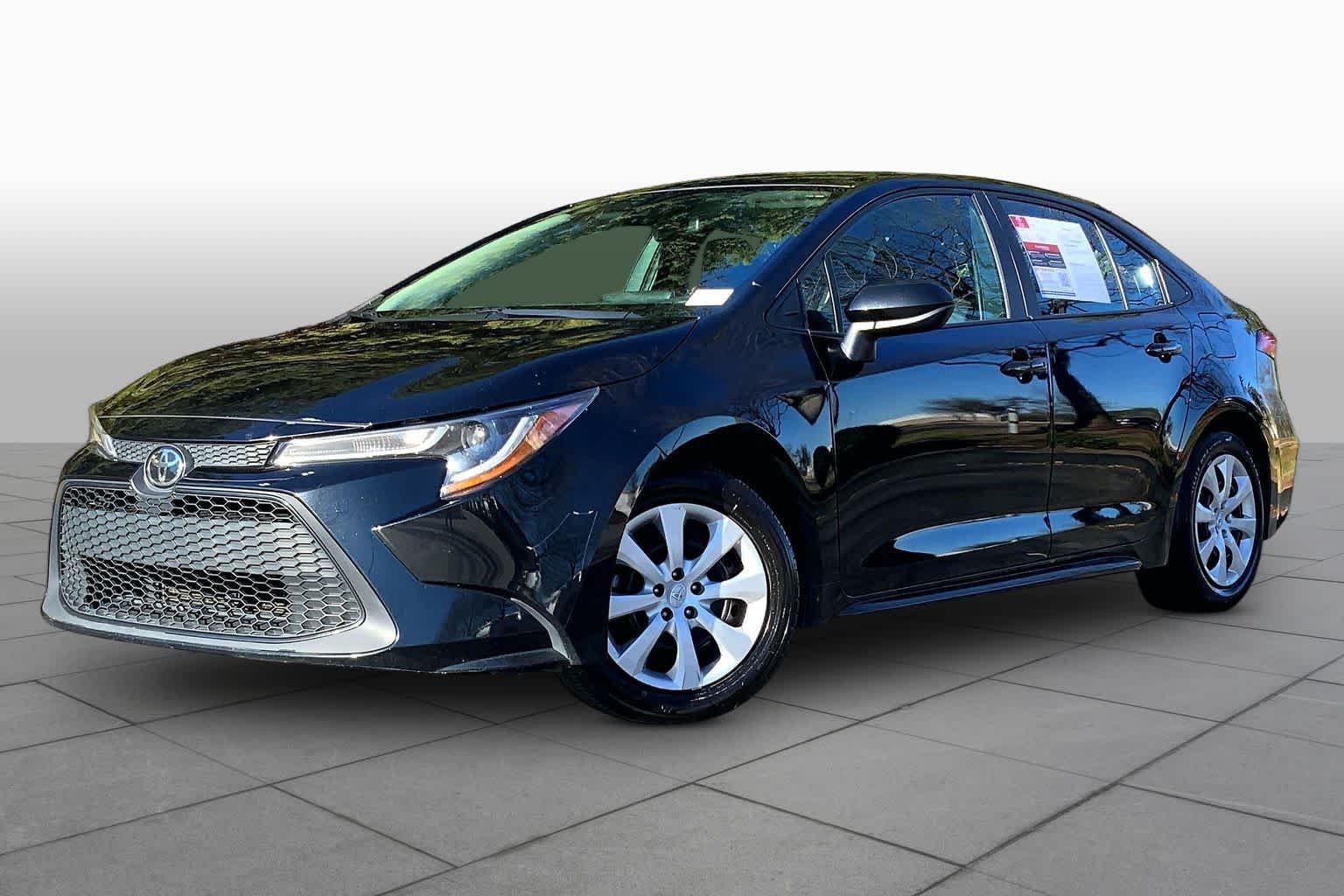 Used 2022 Black Sand Pearl Toyota LE image 2