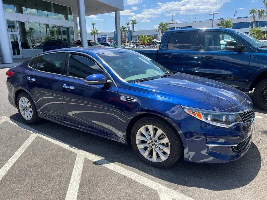 Used 2017 Blue Kia EX image 2