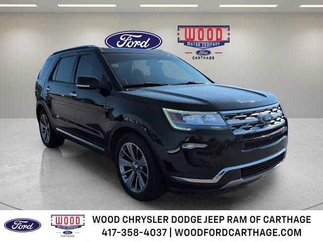 Used 2018 Shadow Black Ford Limited image 1