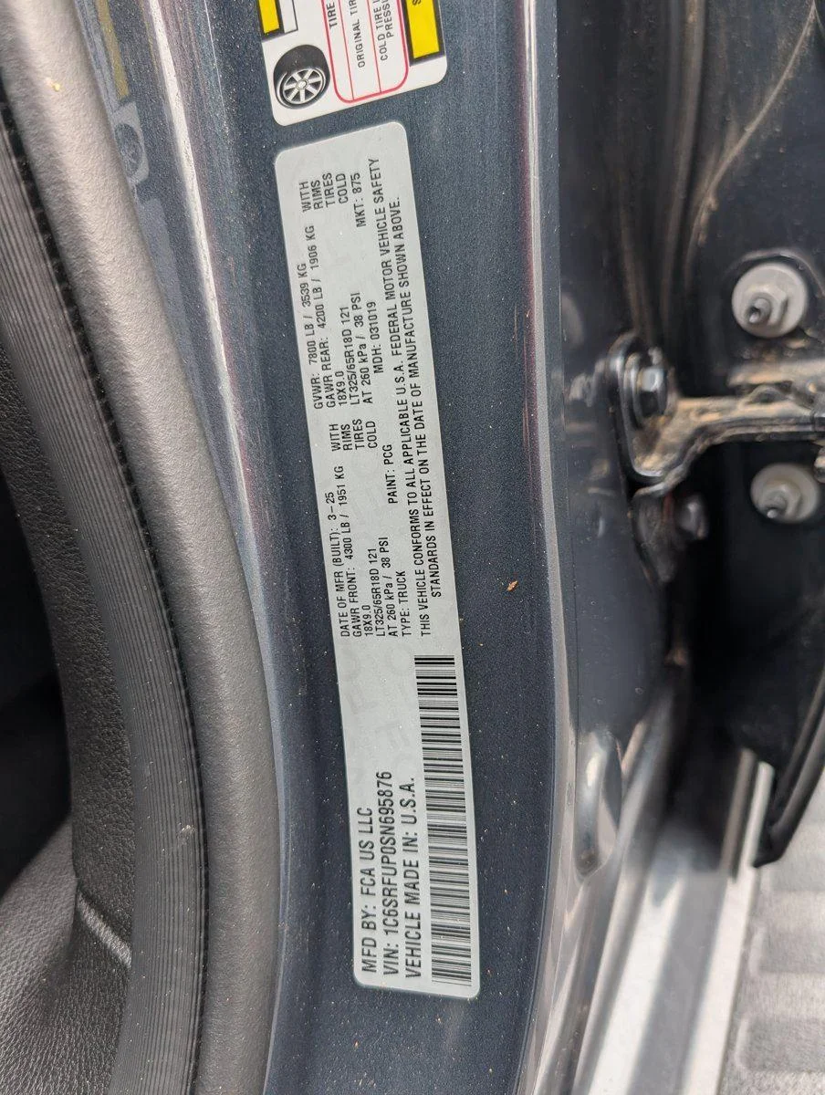 Used 2025 Forged Blue Metallic Ram RHO image 12
