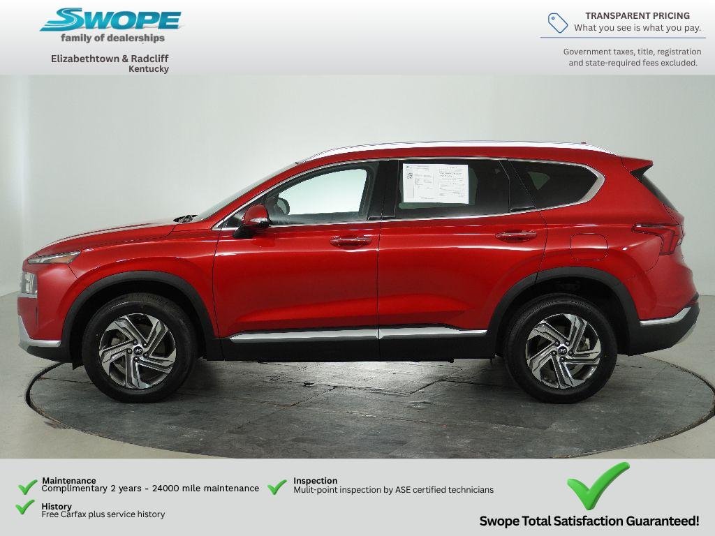 Used 2022 Calypso Red Hyundai SEL image 7
