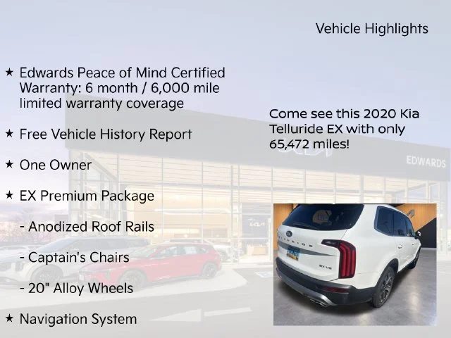 Used 2020 White Kia EX image 11