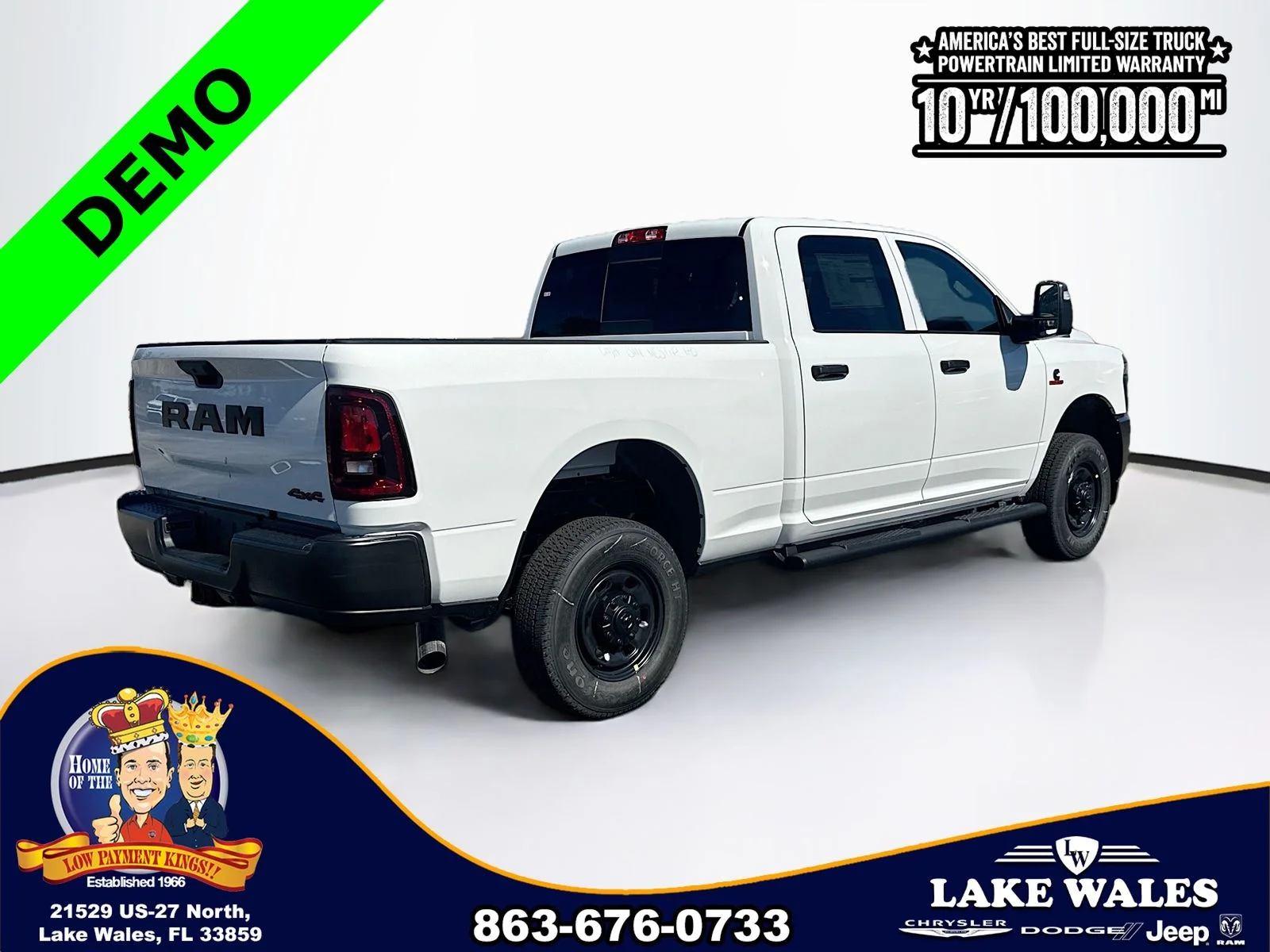 New 2026 Bright White Clear-Coat Exterior Paint RAM TRADESMAN image 6