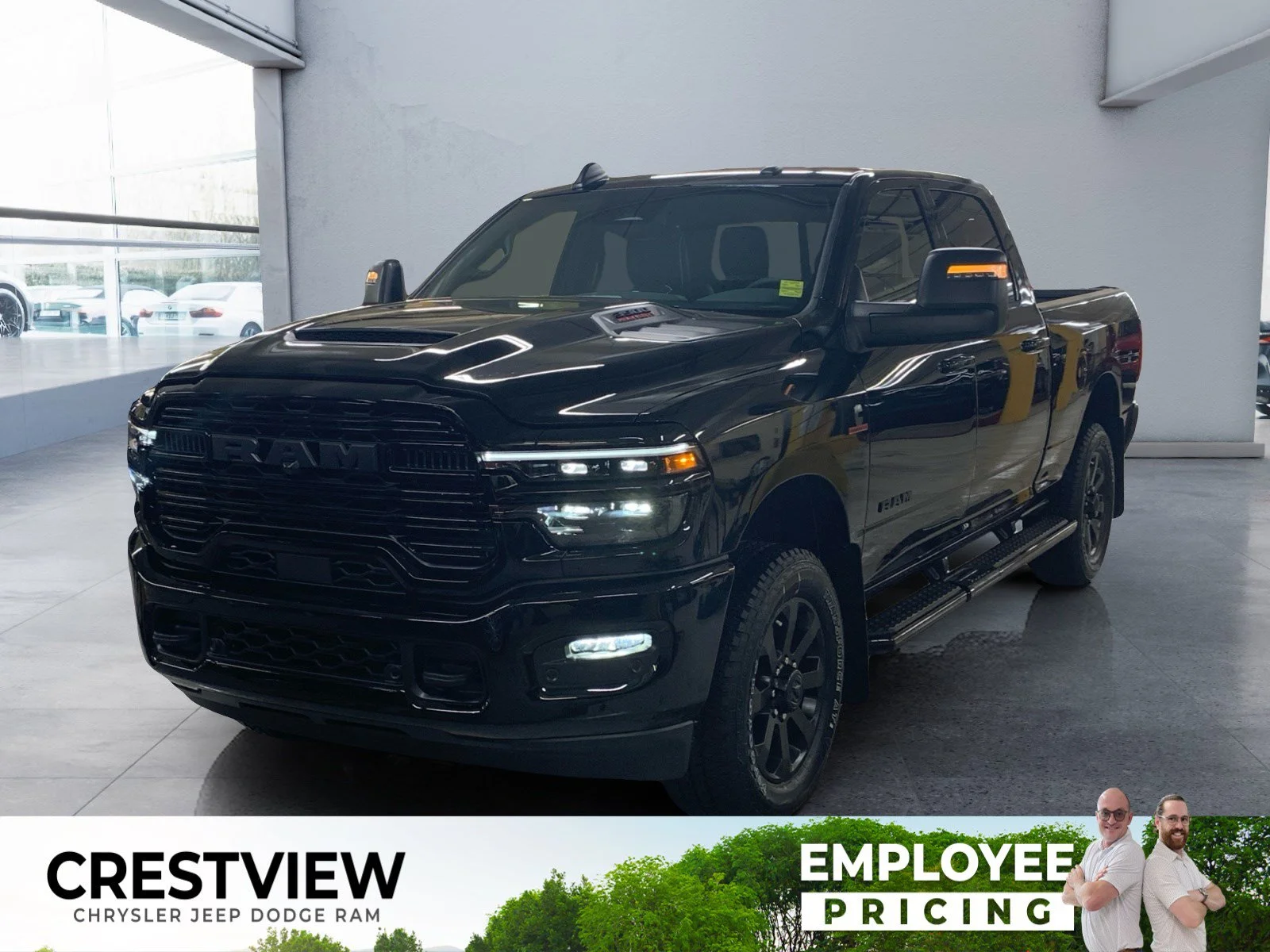 New 2026 Diamond Black Crystal Pearl Ram Laramie image 1