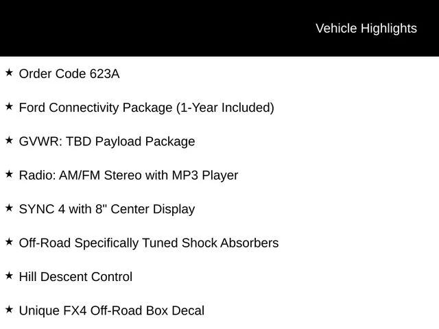 New 2027 White Ford XLT image 2