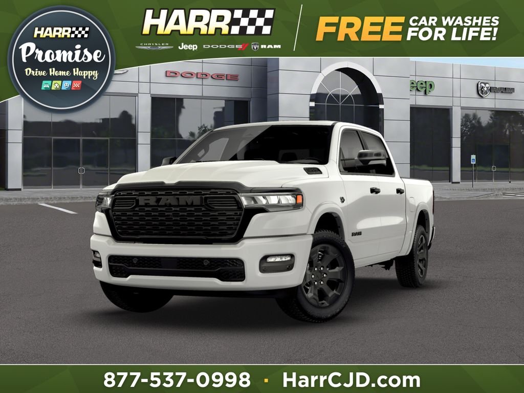 New 2026 Bright White Clear-Coat Exterior Paint RAM Big Horn/Lone Star image 1