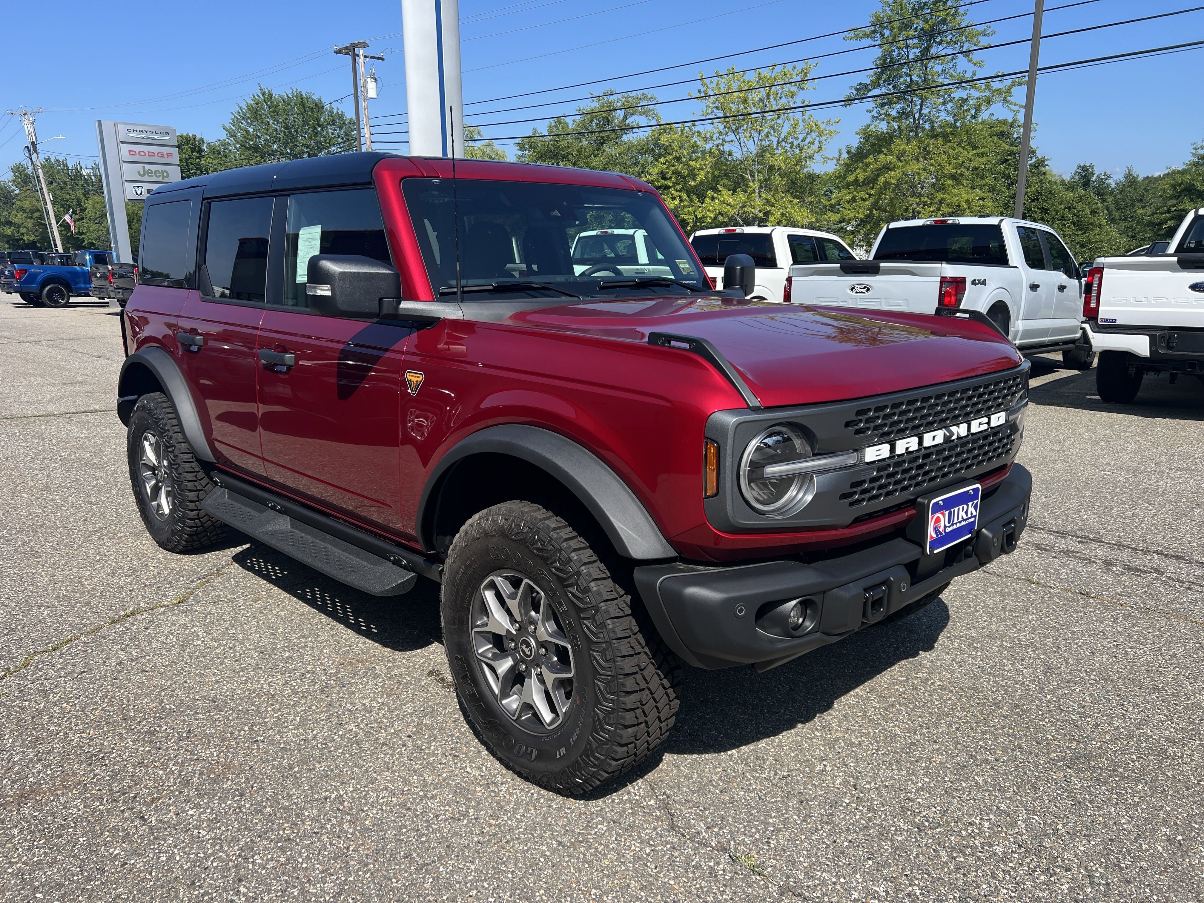 New 2025 Ruby Red Metallic Tinted Clearcoat Ford Badlands® image 3