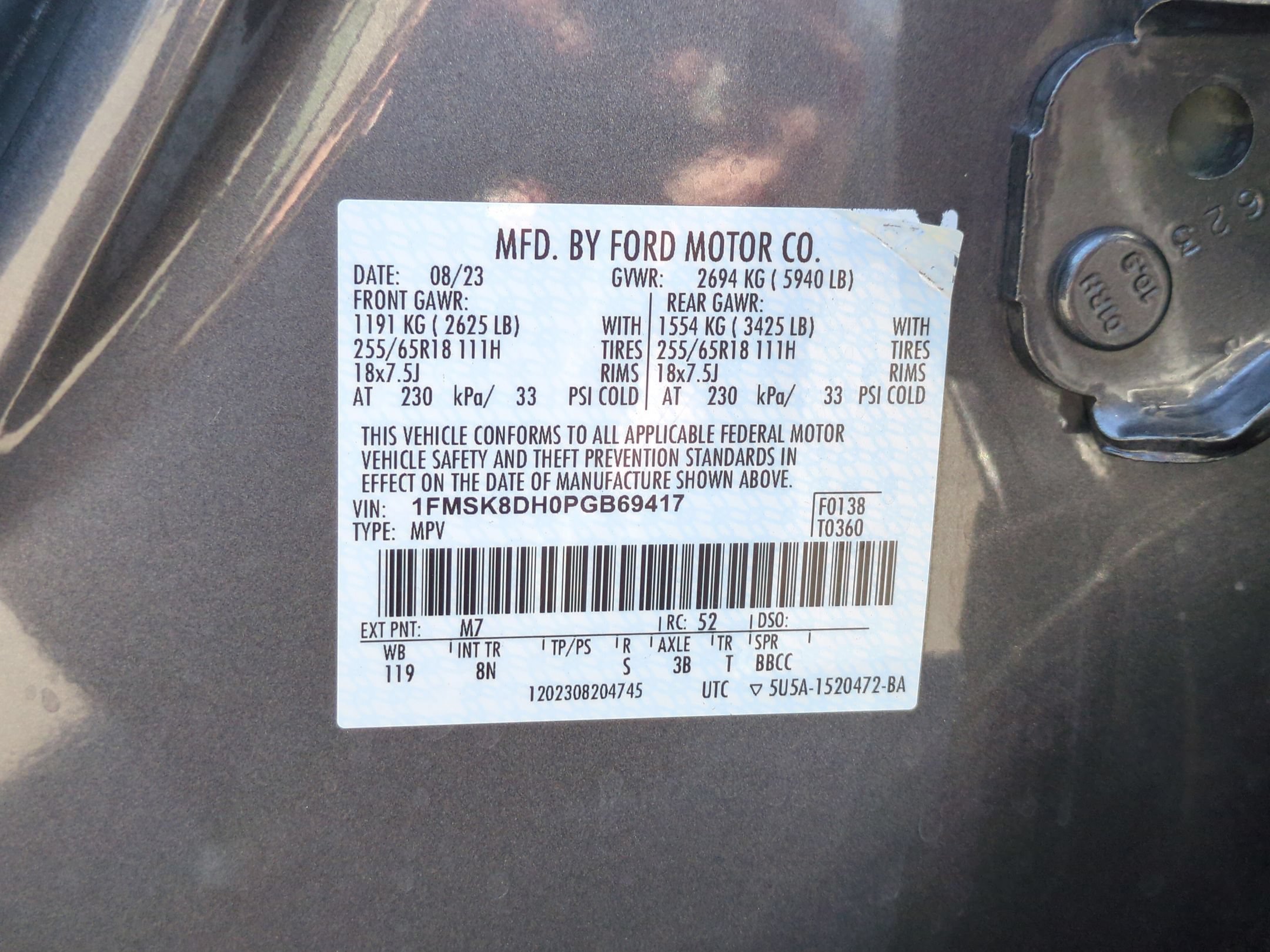 Used 2023 Gray Metallic Ford XLT image 33