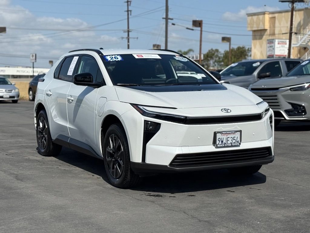 Certified 2026 Toyota bZ XLE with VIN JTMBFAEB4TA002081 for sale in Westminster, CA