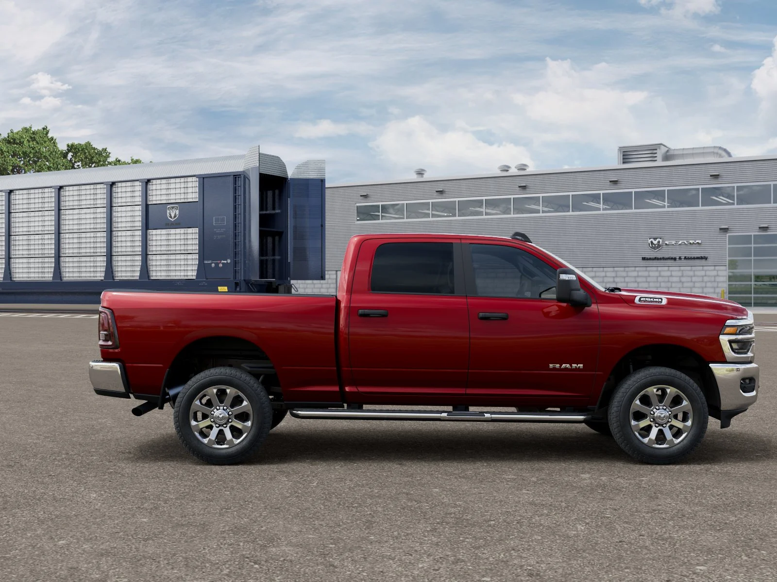 New 2026 Molten Red Pearl-Coat Exterior Paint RAM LONE STAR image 12