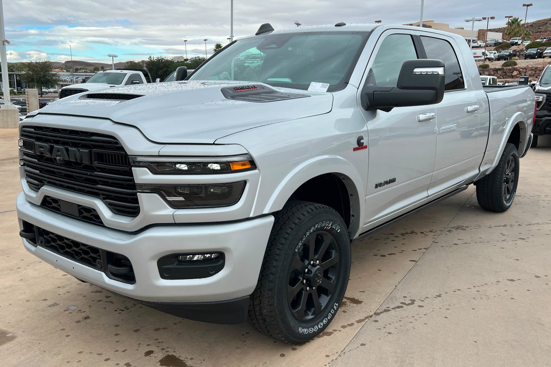 New 2027 Silver-Zynith Exterior Paint RAM Laramie image 1