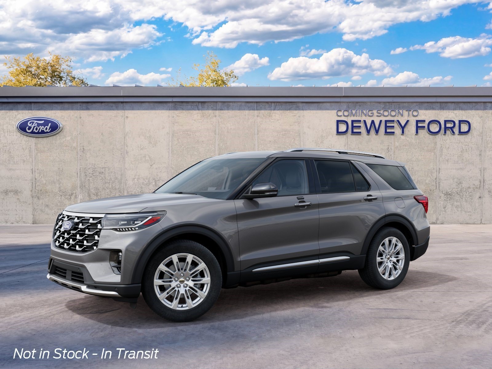 New 2027 Carbonized Gray Metallic Ford Platinum image 1