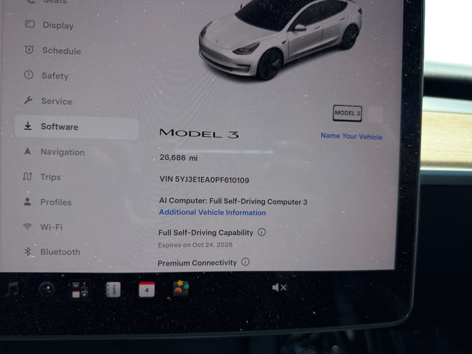 Used 2023 Pearl White Multi Coat Tesla Base image 11