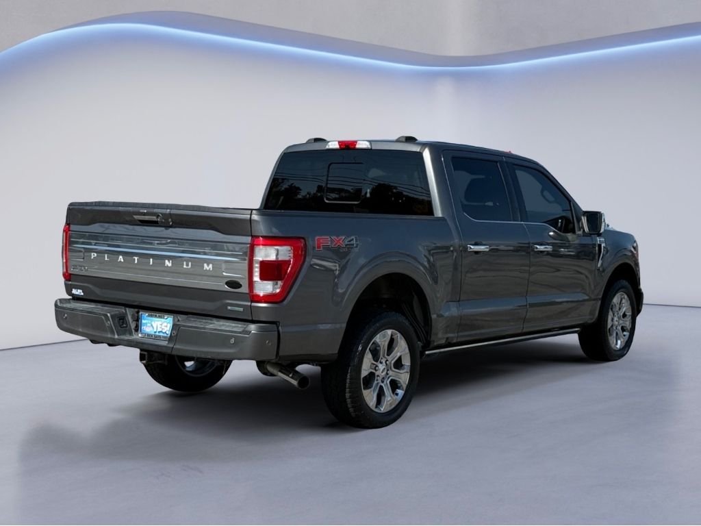 Used 2021 Carbonized Gray Metallic Ford Platinum image 3
