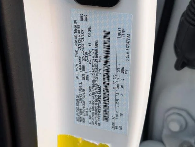 Used 2024 White Metallic Ford Lariat image 41