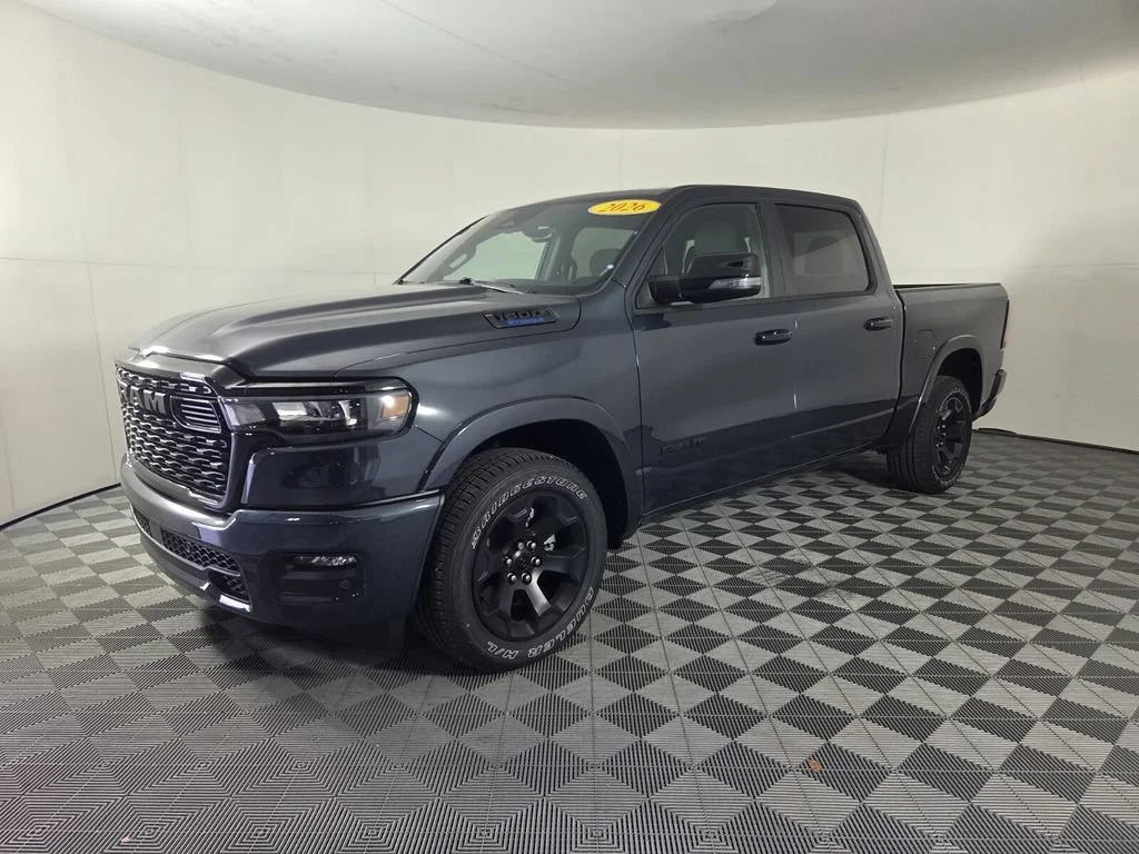 New 2026 Forged Blue Metallic Exterior Paint RAM Big Horn image 4
