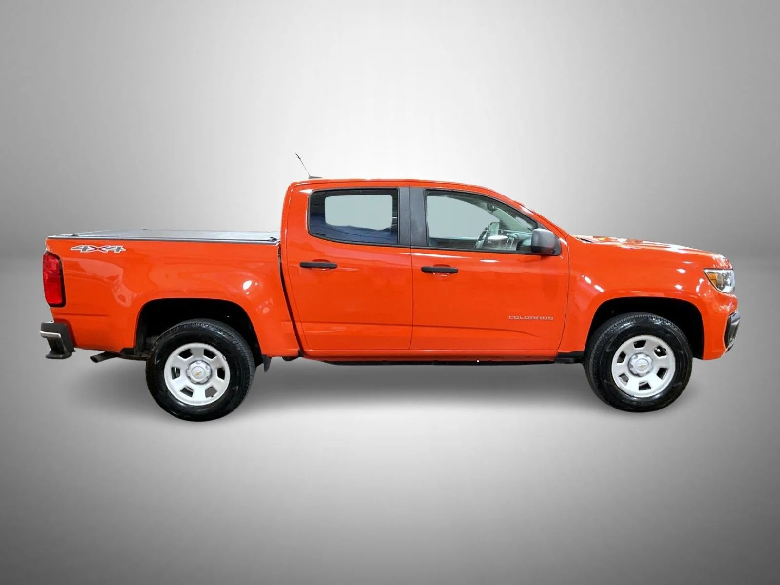 Used 2021 Orange Chevrolet Work Truck image 4