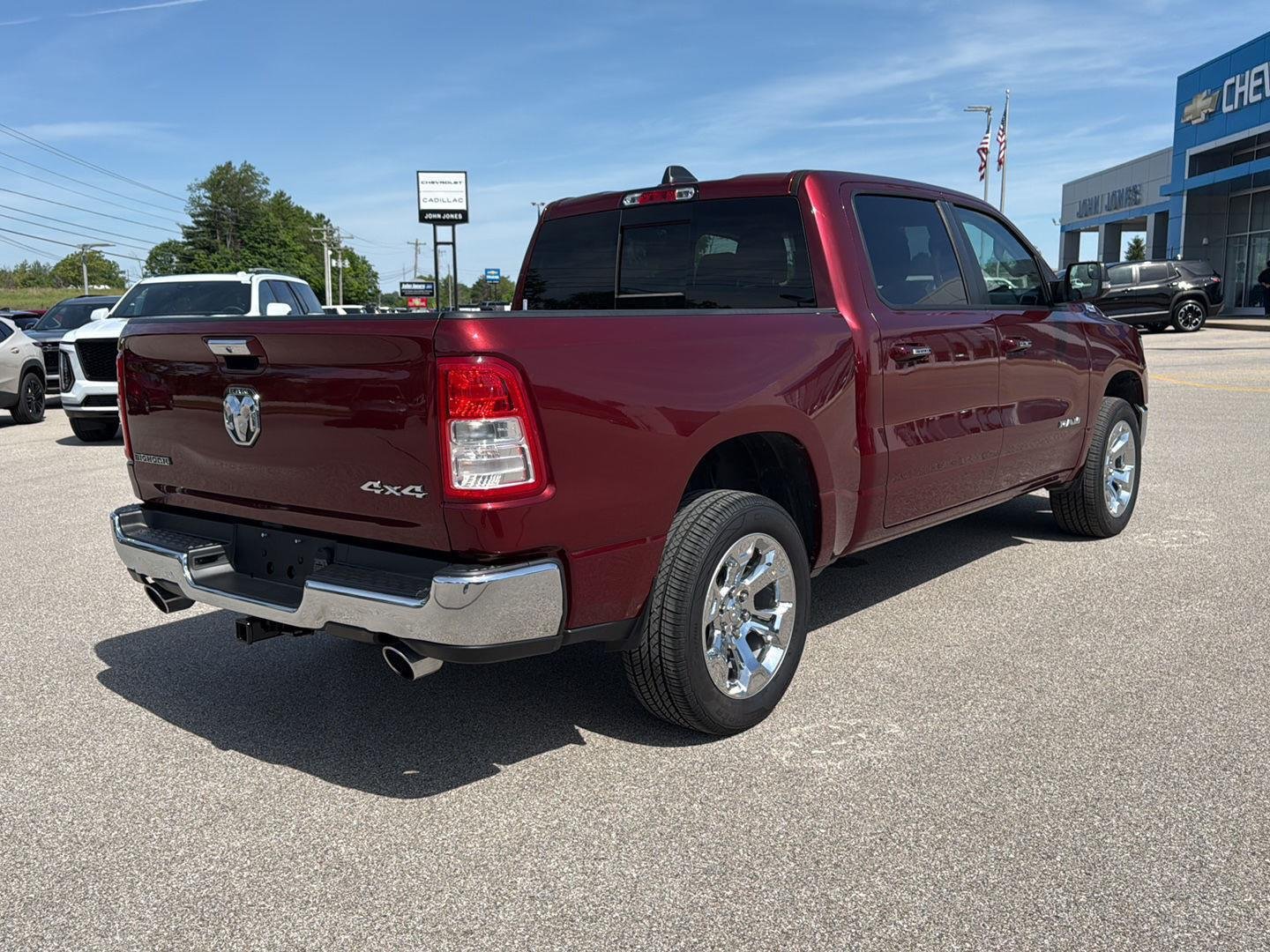 Used 2020 Delmonico Red Pearlcoat Ram 2020 1500 Big Horn image 18