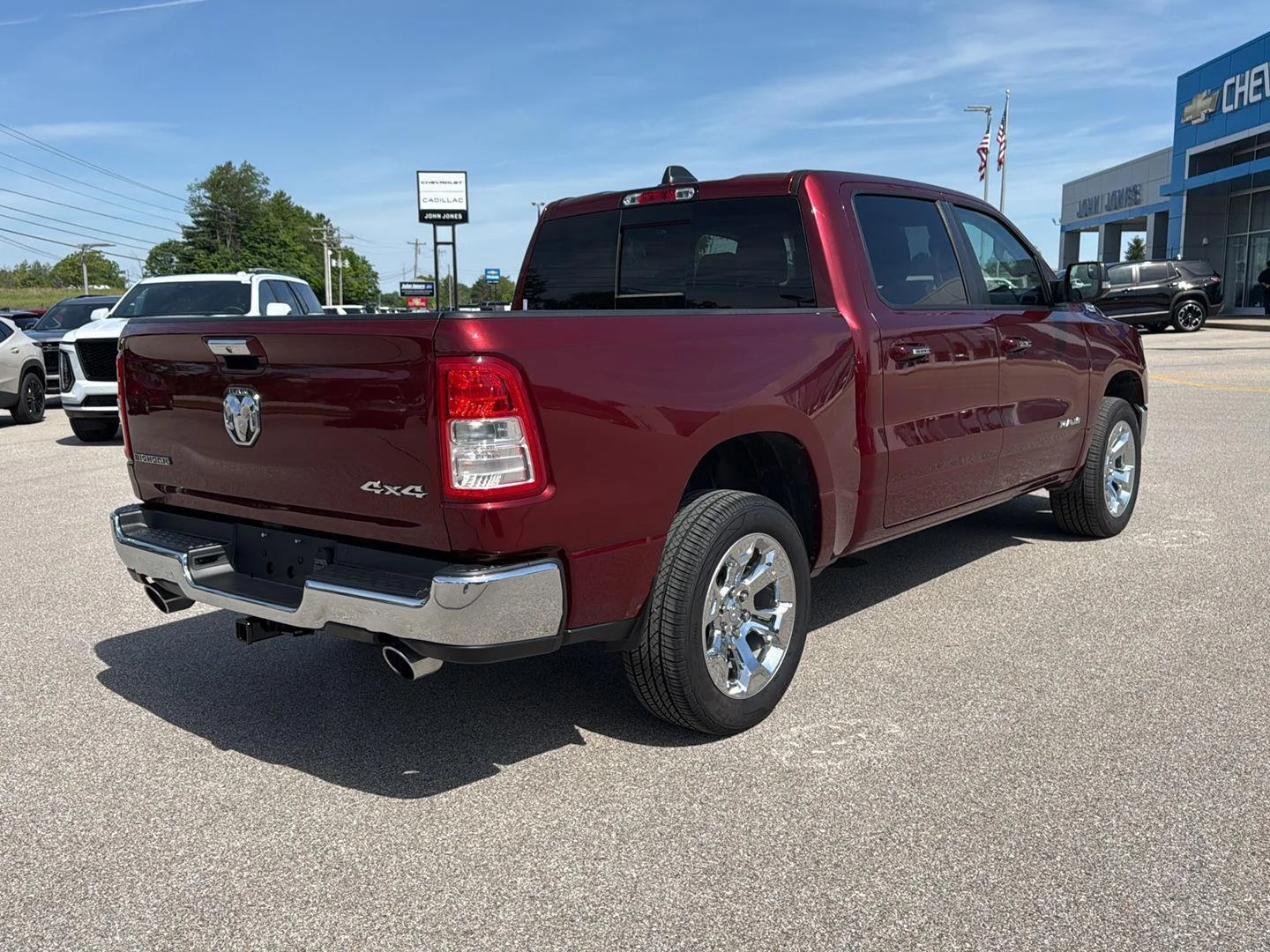 Used 2020 Delmonico Red Pearlcoat Ram 2020 1500 Big Horn image 18
