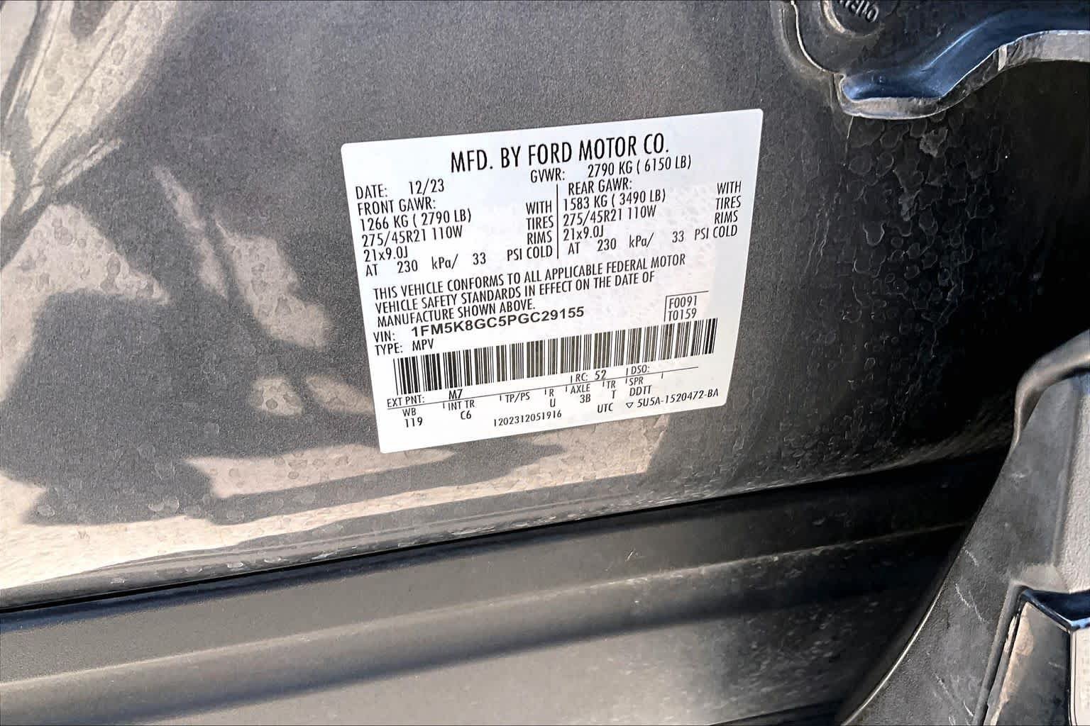 Used 2023 Carbonized Gray Metallic Ford ST image 34