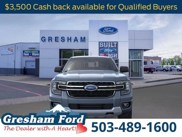 New 2025 Azure Gray Metallic Tri-coat Ford XLT image 6