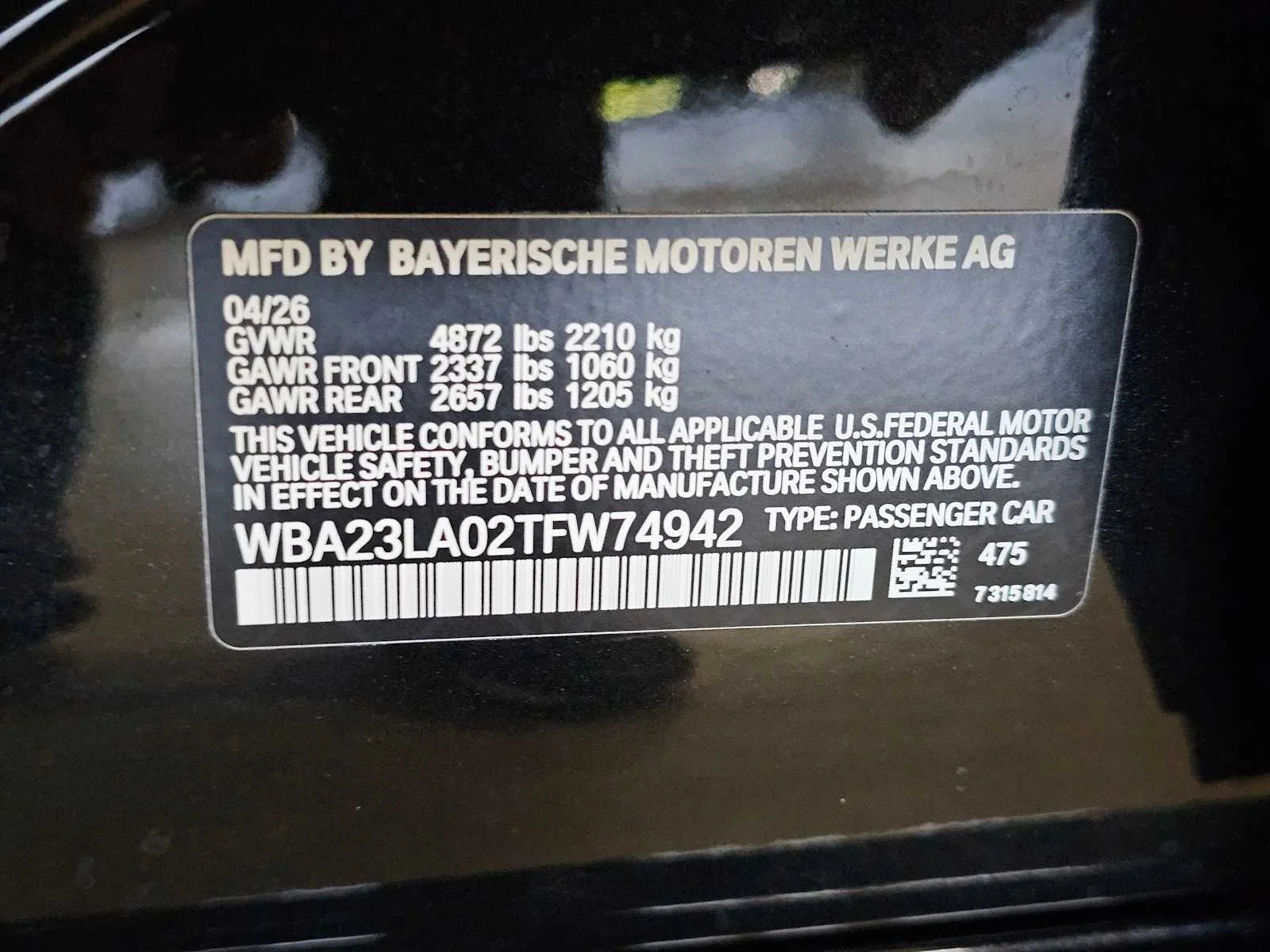 New 2026 Black Sapphire Metallic BMW 330i xDrive image 35