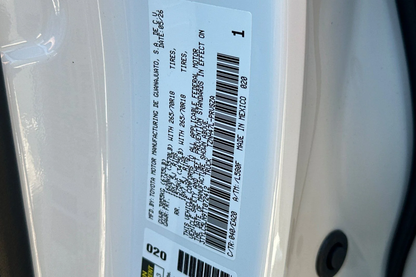 New 2026 White Toyota TRD Off Road image 26