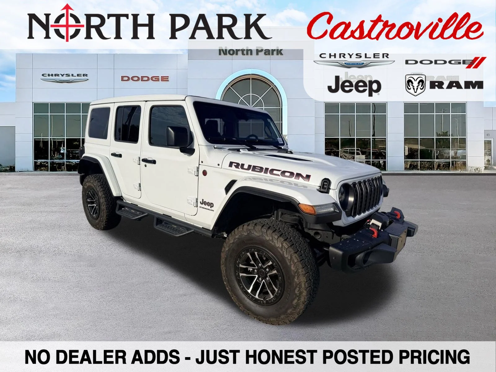 Used 2024 White Jeep Rubicon X image 1
