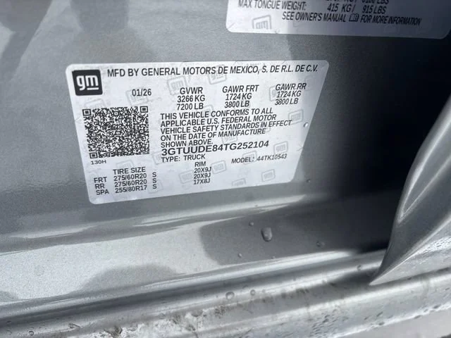 New 2026 Sterling Metallic GMC SLT image 30