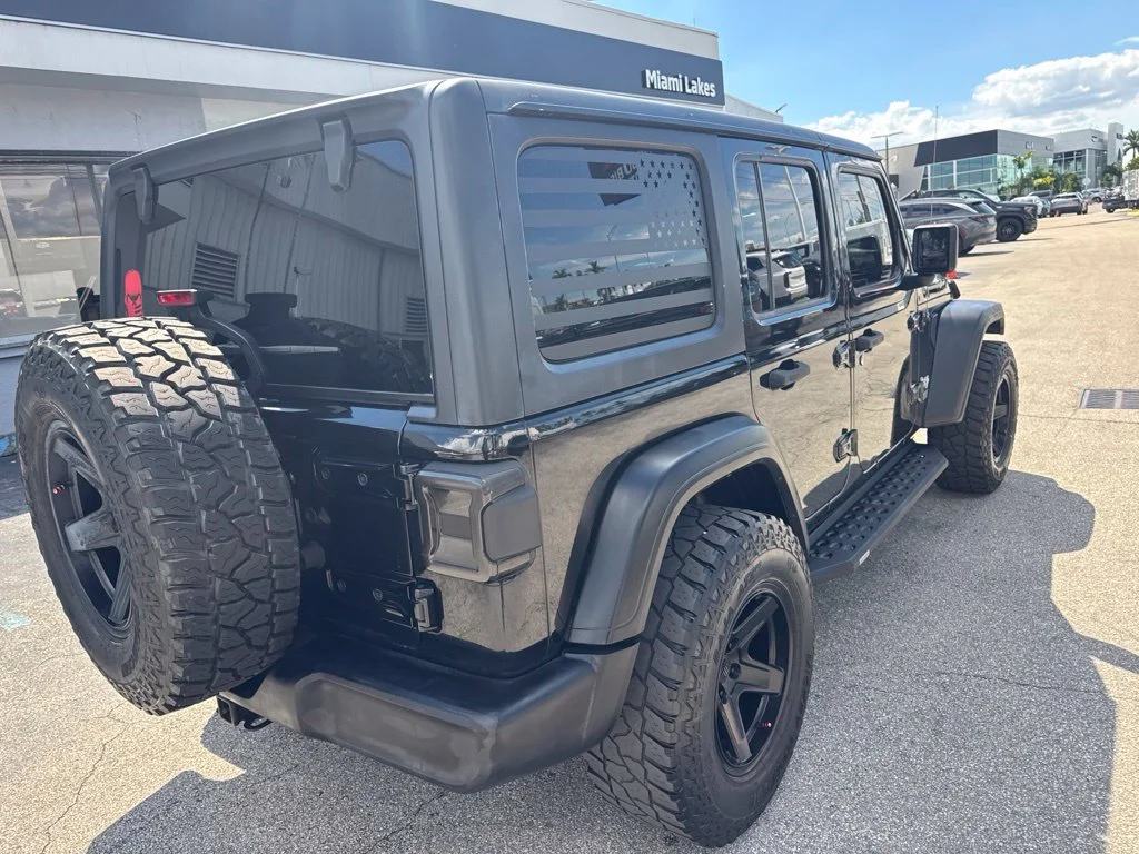 Used 2019 Black Clearcoat Jeep Unlimited Sport S image 4