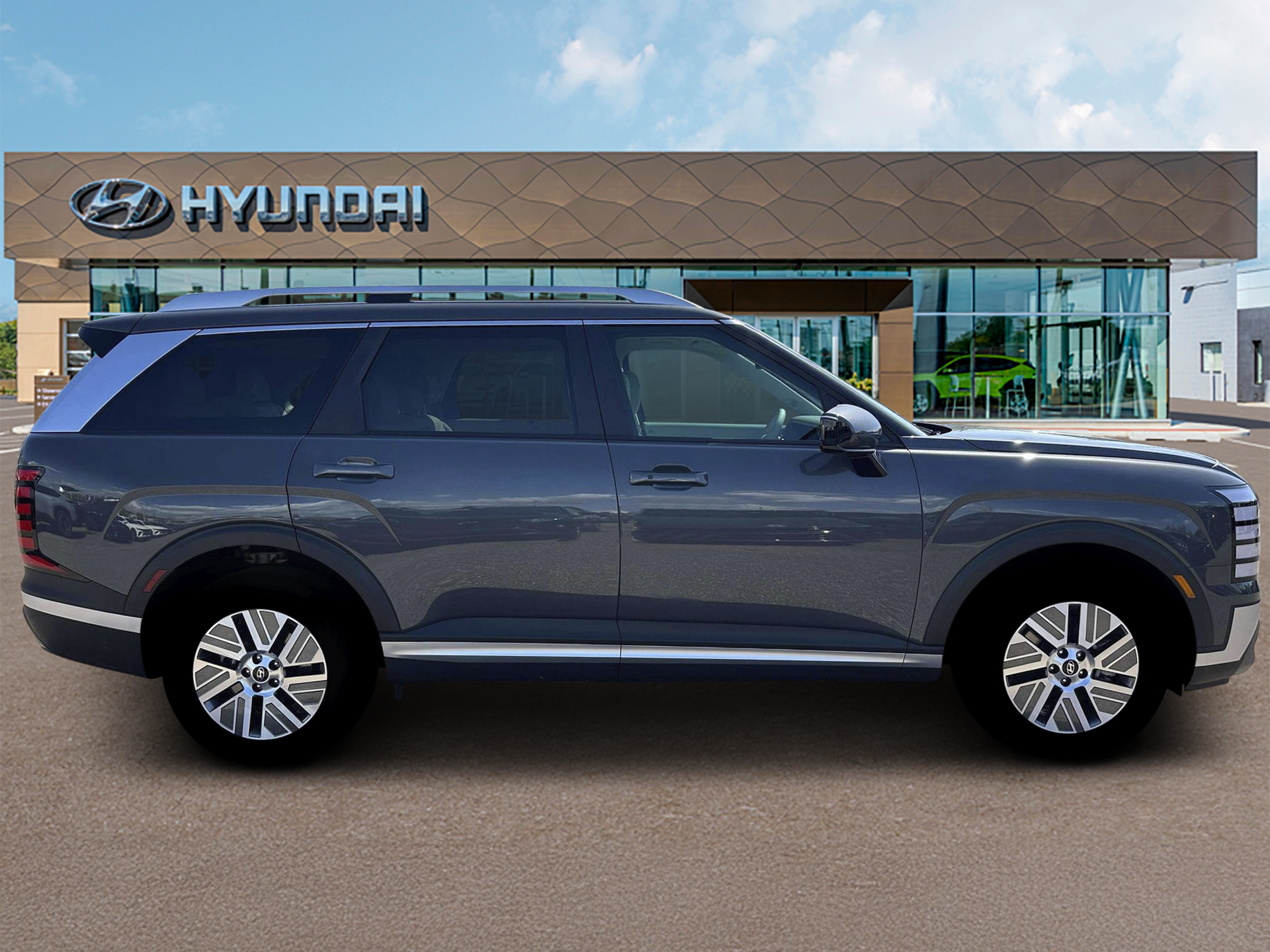 New 2026 Gray Pearl Hyundai Blue SEL image 8