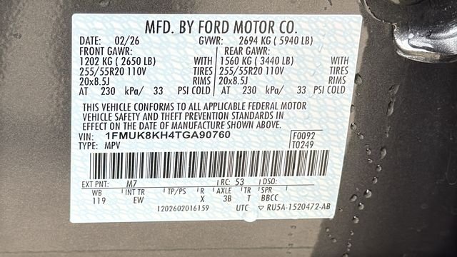 New 2026 Carbonized Gray Metallic Ford ST-Line image 33
