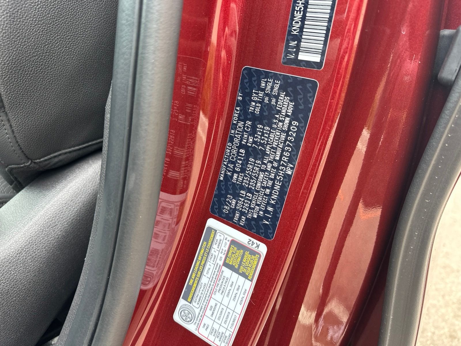 Used 2024 Red Kia SX Prestige image 15