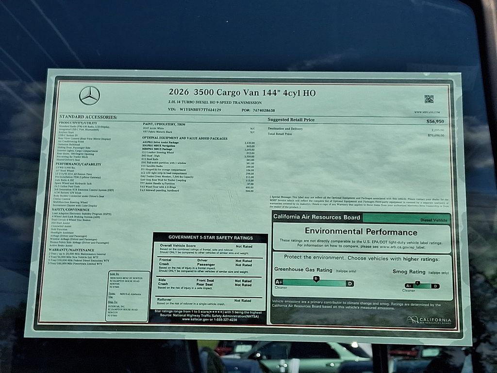 New 2026 Arctic White Mercedes-Benz Cargo 144 WB image 46