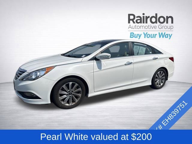Used 2014 Pearl White Hyundai Limited image 3