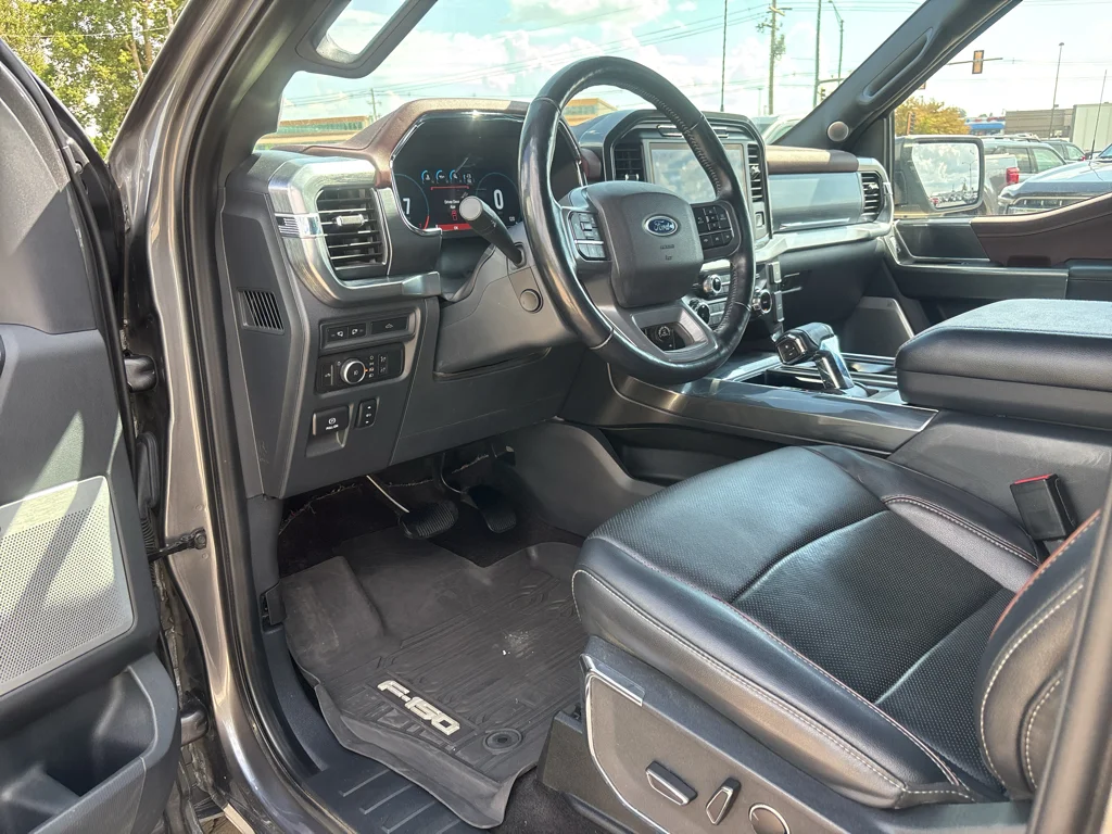 Used 2022 Carbonized Gray Metallic Ford LARIAT image 10