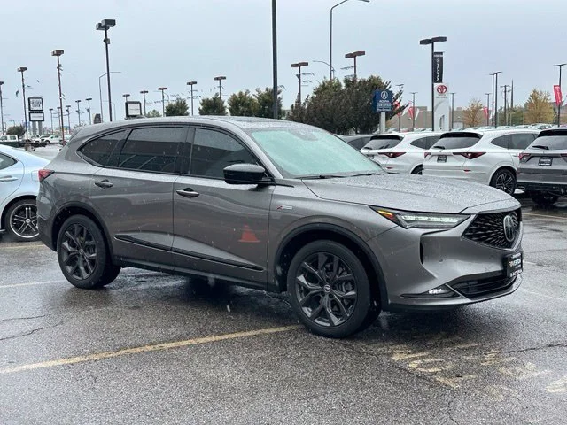 Certified Used 2023 Liquid Carbon Metallic Acura SH-AWD with A-Spec Package image 3
