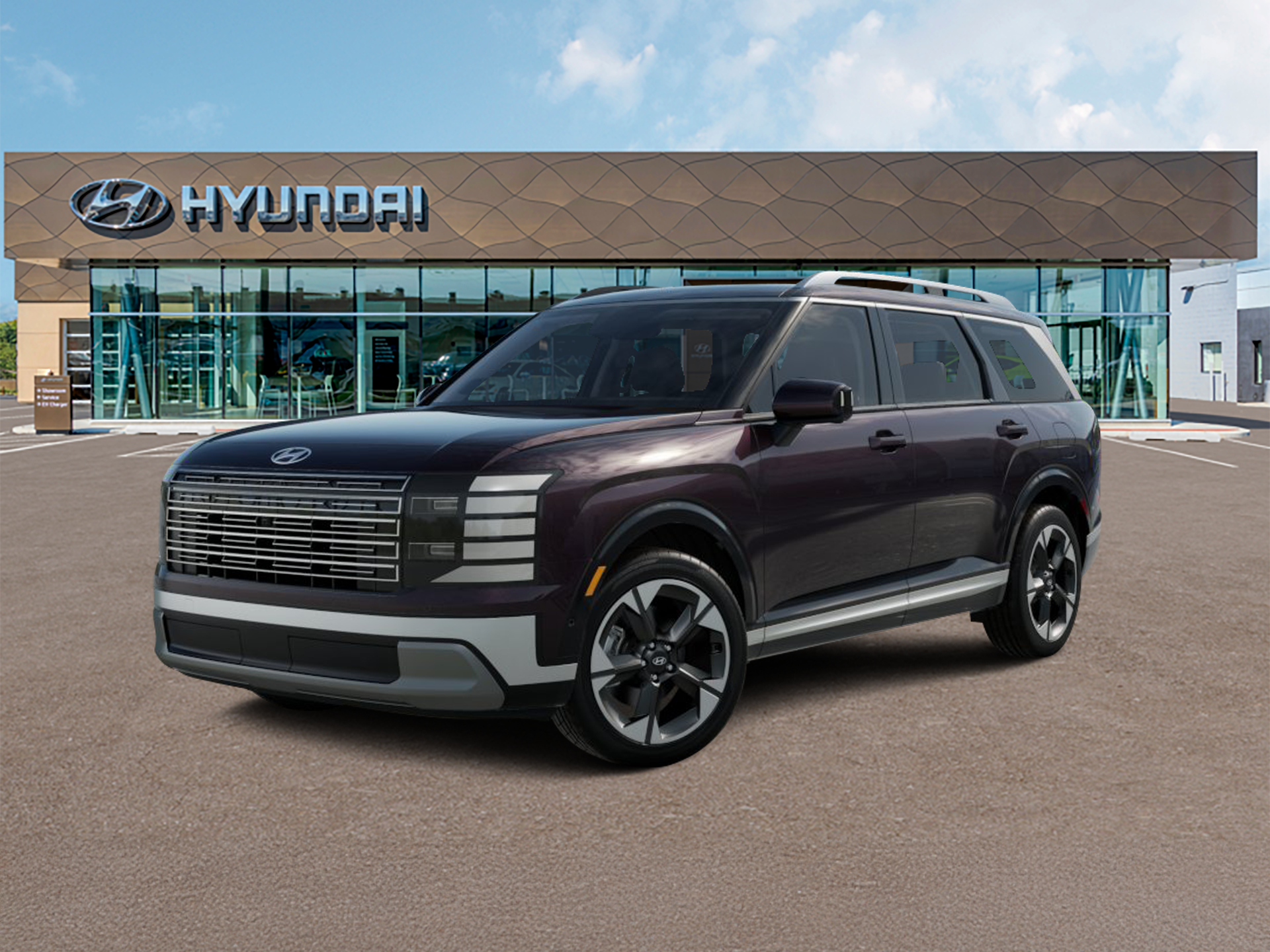 New 2026 Galaxy Maroon Pearl Hyundai Limited image 2