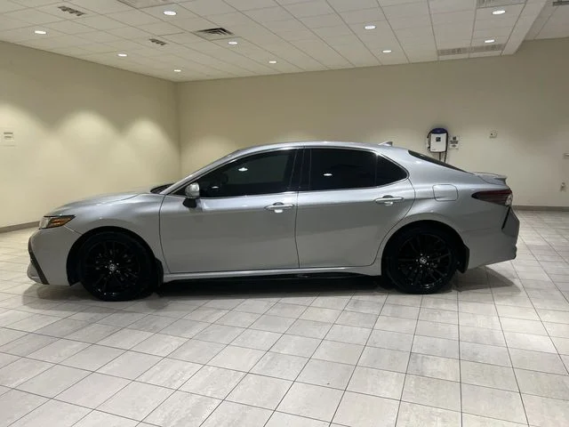 Used 2022 Celestial Silver Metallic Toyota XSE image 2