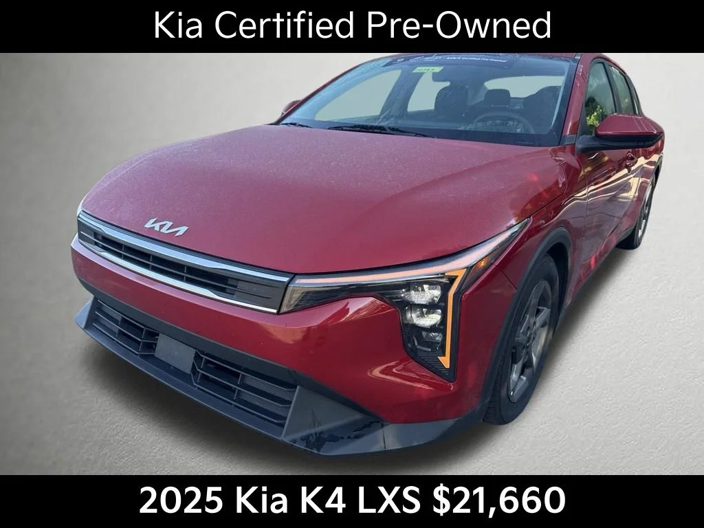 Certified Used 2025 Red Kia LXS image 8