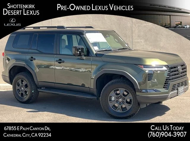 Used 2025 Nori Green Pearl Lexus 550 Overtrail image 1