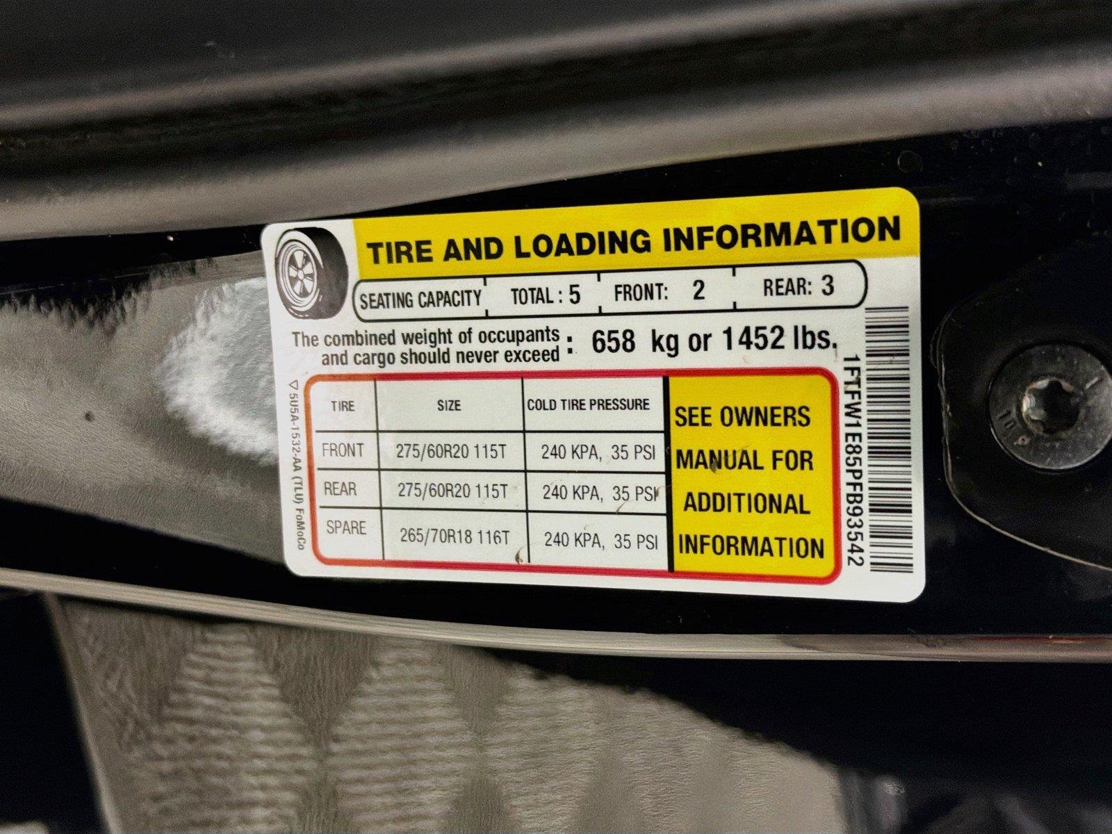 Used 2023 Agate Black Ford LARIAT image 43